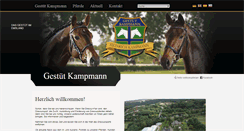 Desktop Screenshot of gestuet-kampmann.de