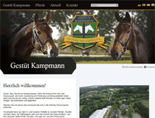 Tablet Screenshot of gestuet-kampmann.de